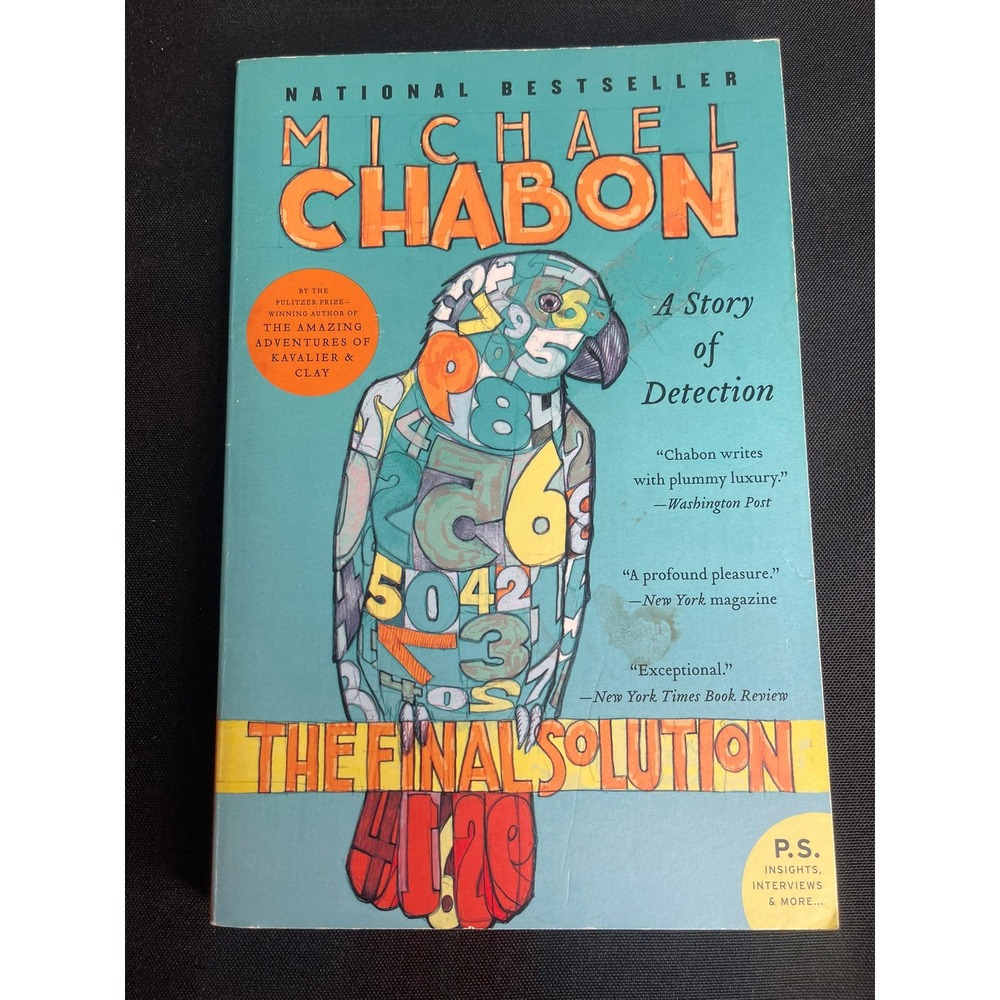 The Final Solution Michael Chabon Paperback Mystery Historical Fiction Book